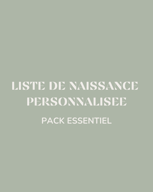 Liste de naissance personnalisée - Pack Essentiel