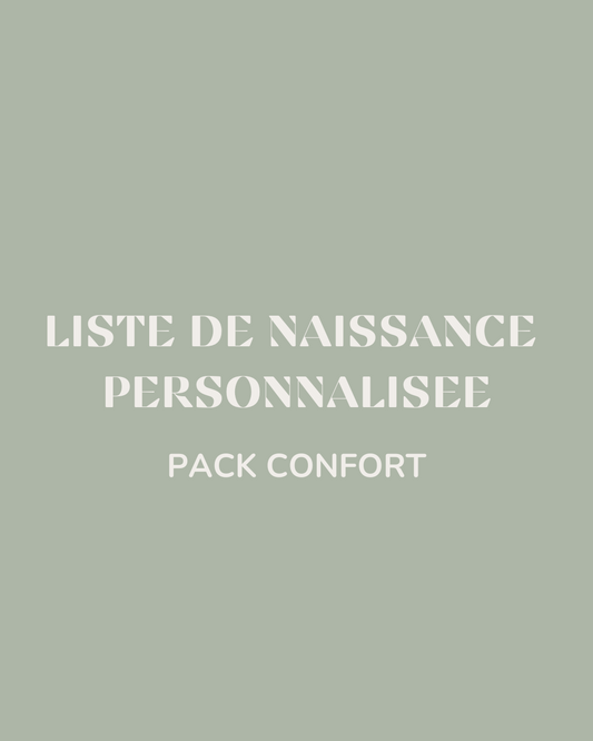 Liste de naissance personnalisée - Pack Confort