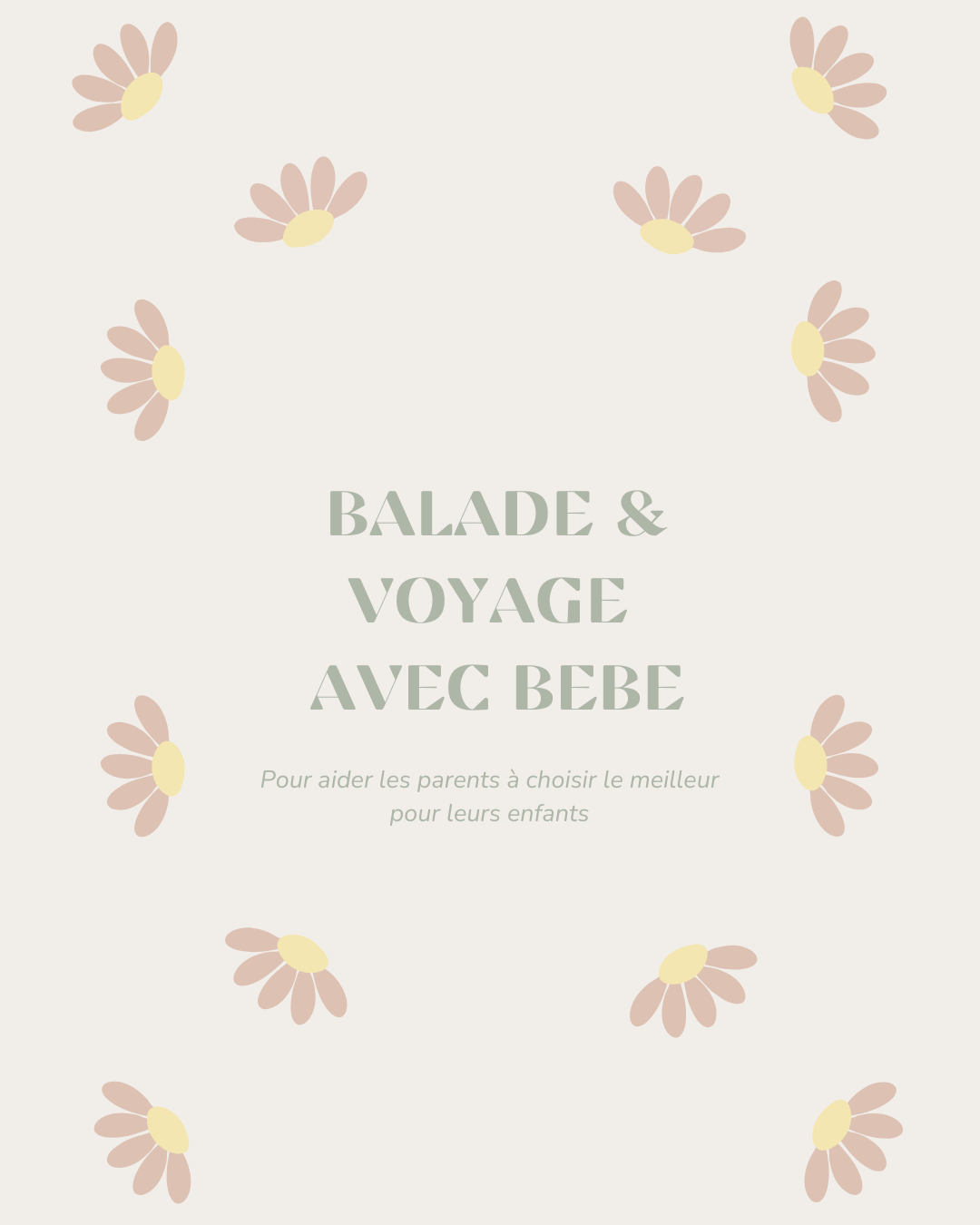 Ebook - Balade & voyage avec bébé